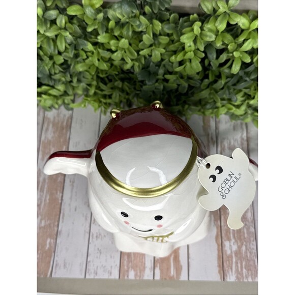 Goblins & Ghouls Devil & Angel Ghost Candle Jars – Large Ceramic Halloween Decor - Picture 4 of 10